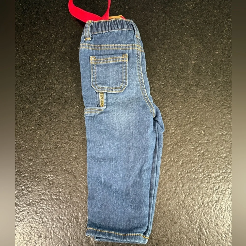 Oshkosh jeans with suspenders 9M